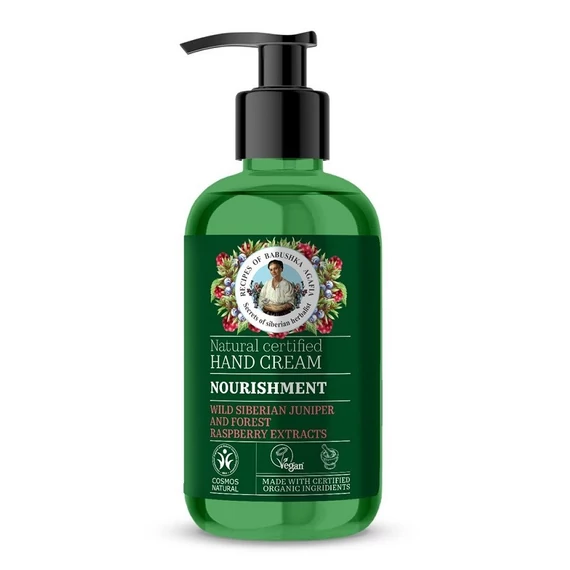 Babushka Agafia bio tápláló kézkrém 300ml
