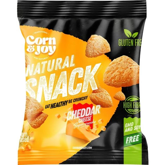 Corn&Joy snack cheddar sajtos gluténmentes 40g