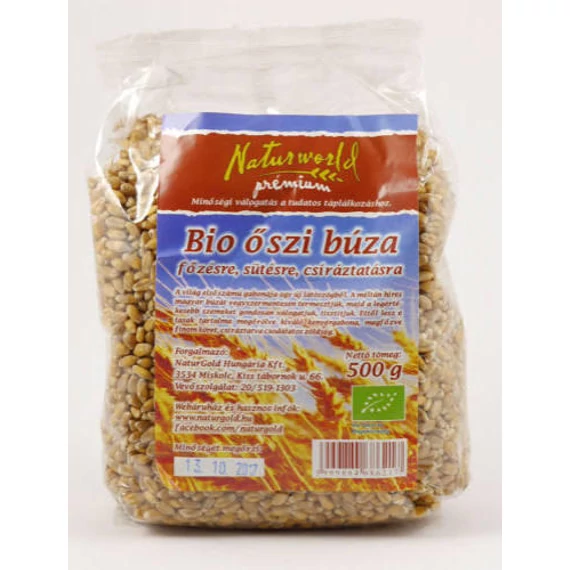 Naturgold bio őszi búza főzésre,csíráztatásra,sütésre 500g
