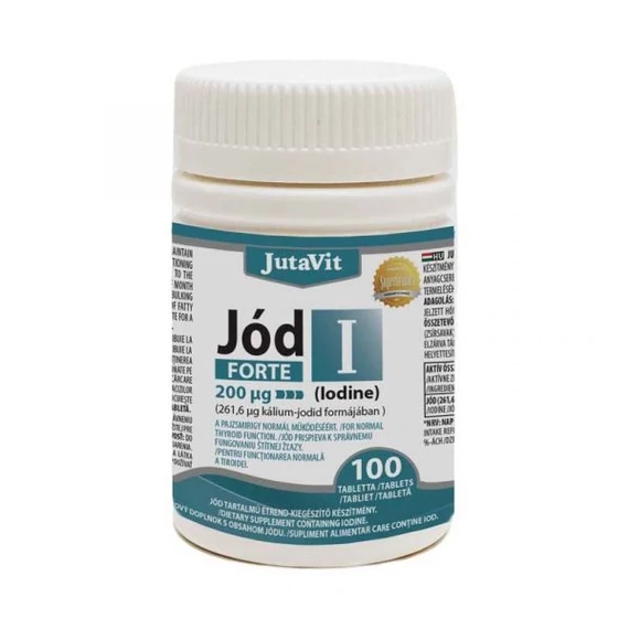 Jutavit Jód tabletta 200ug 100x