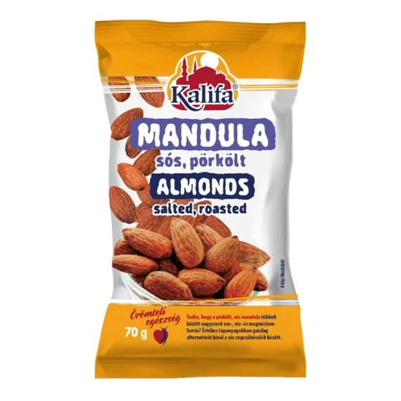 Kalifa mandula sós,pörkölt 70g