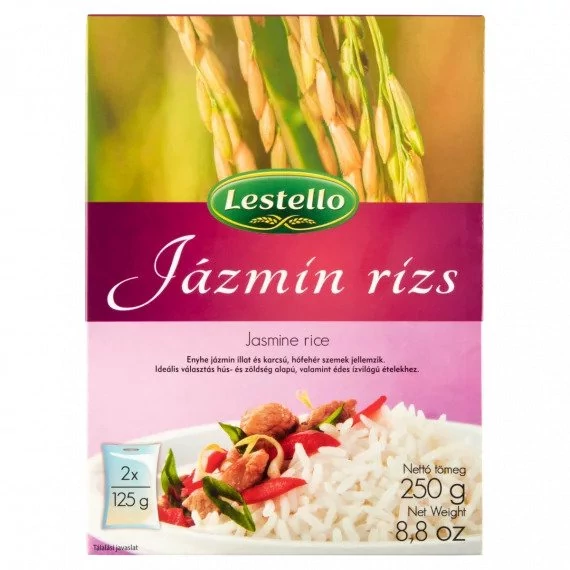 Lestello jázmin rizs 2x125g 250g