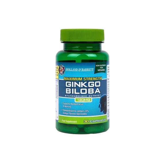 Holland and Barrett ginkgo biloba kapszula 120mg 30x