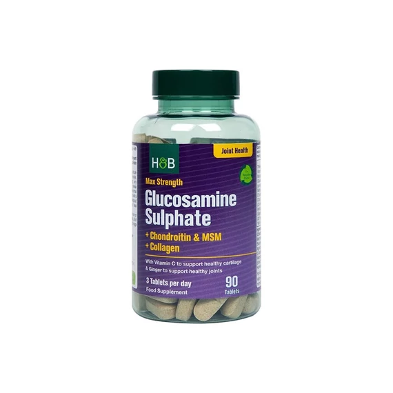 Holland and Barrett glükozamin+kondroitin tabletta 90x