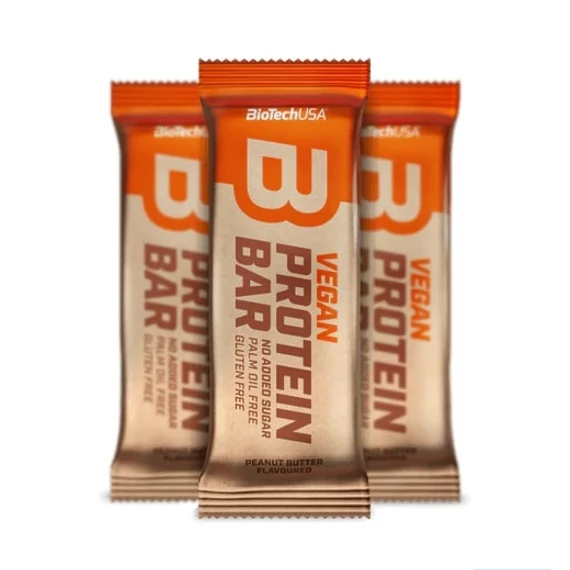 Biotech Usa vegan bar mogyoróvajas 50g