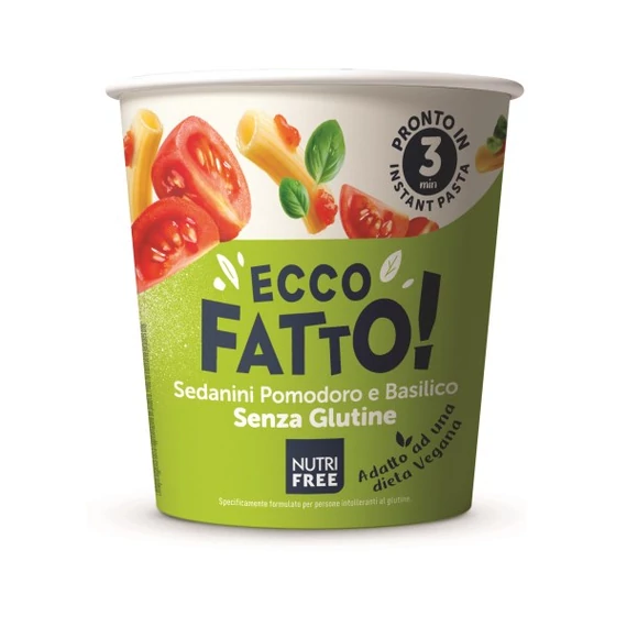 Nutrifree paradicsomos bazsalikomos instant tészta 70g