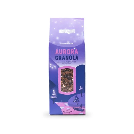 Hesters Life Aurora Narancsos-csokoládés granola 300g