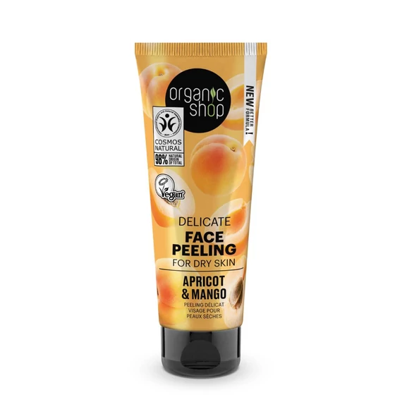 Organic Shop arcpeeling delicate sárgabarack+mangó 75ml