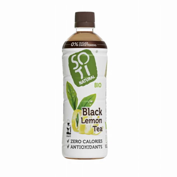 Soti Natural bio fekete tea citrommal 500ml