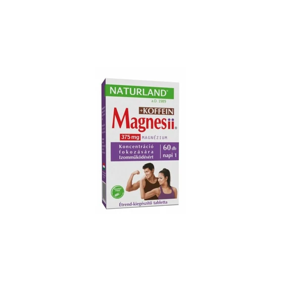 Naturland Magnesii+koffein tabletta 60x