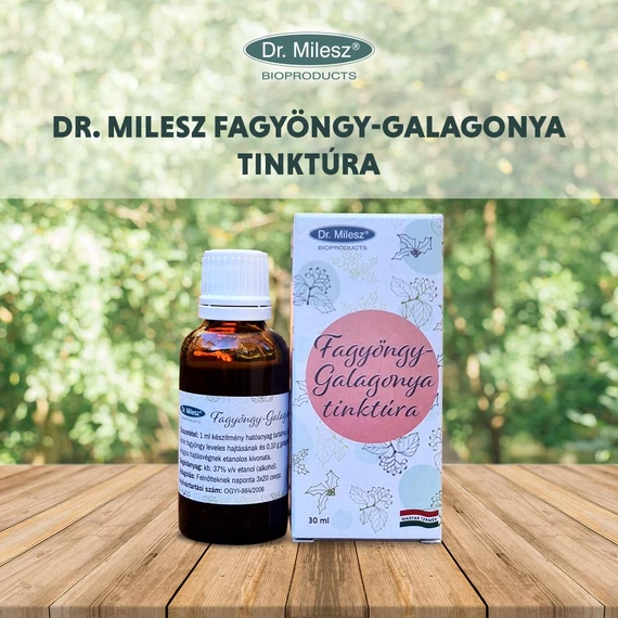 Dr Milesz fagyöngy-galagonya tinktura 30ml