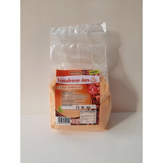 Bonetta vöröslencse dara gluténmentes 250g