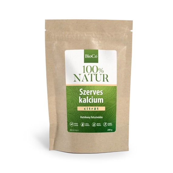 BioCo 100% Natur szerves kalcium tasakos por 200g