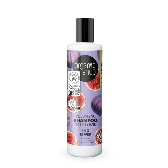 Organic Shop sampon volumennövelő fügével,csipkebogyóval 280ml