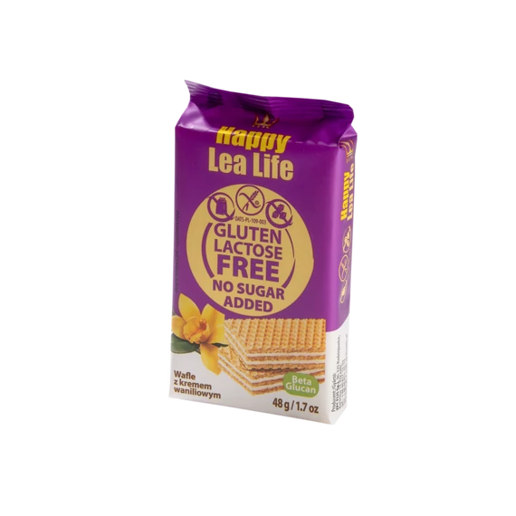 Lea life mini ostya vaníliás laktóz,-gluténmentes hcn 48g