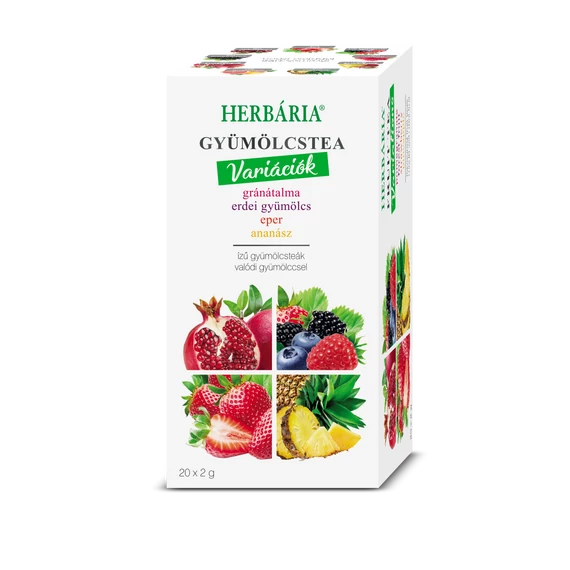 Herbária gyümölcstea mix 2. 20*2g  filteres 20x