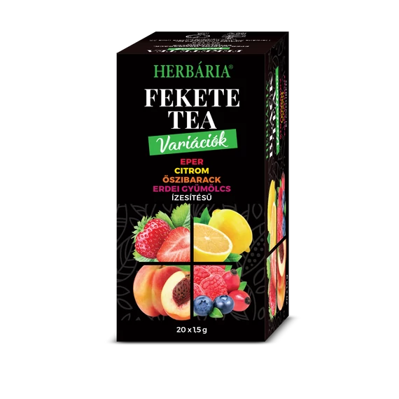 Herbária Fekete tea mix 20*1,5g 20x