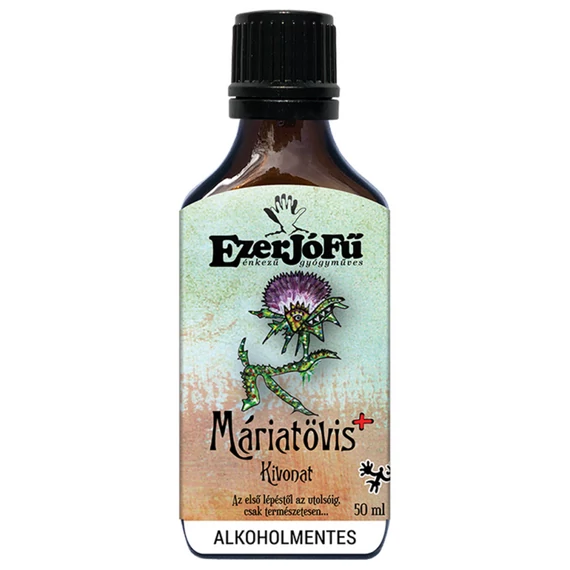 Ezerjófű Máriatövis+ glicerines kivonat 50ml