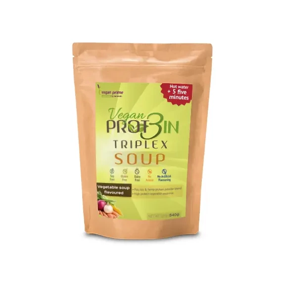 Netamin vegan prote3in triplex instant zöldségleves por 540g
