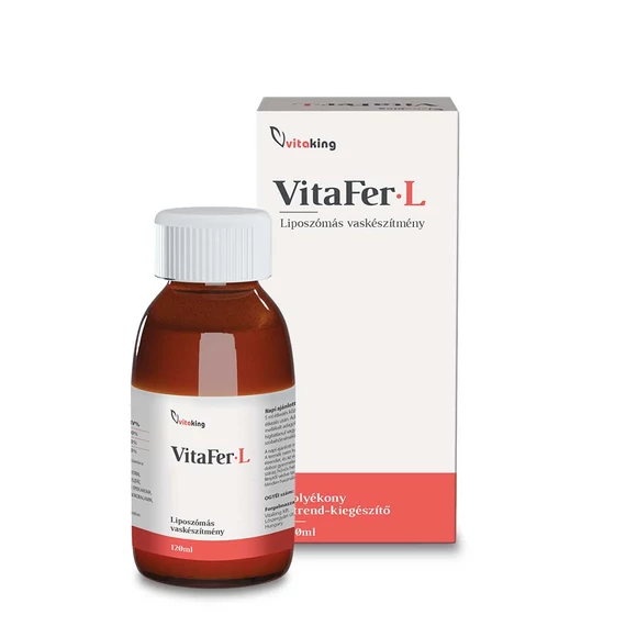Vitaking Vitafer-L liposzómás vas készítmény 120ml