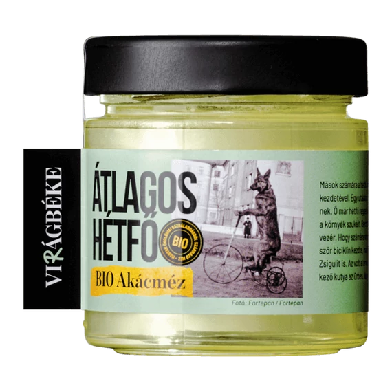 Virágbéke bio akácméz 'Átlagos Hétfő' 250g