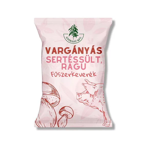Gyógyfű Vargányás sertéssült ragu fűszerkeverék 30g