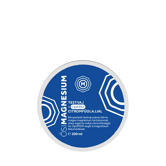 Ősi magnézium testvaj +OptiMSM citromfűolaj 200ml
