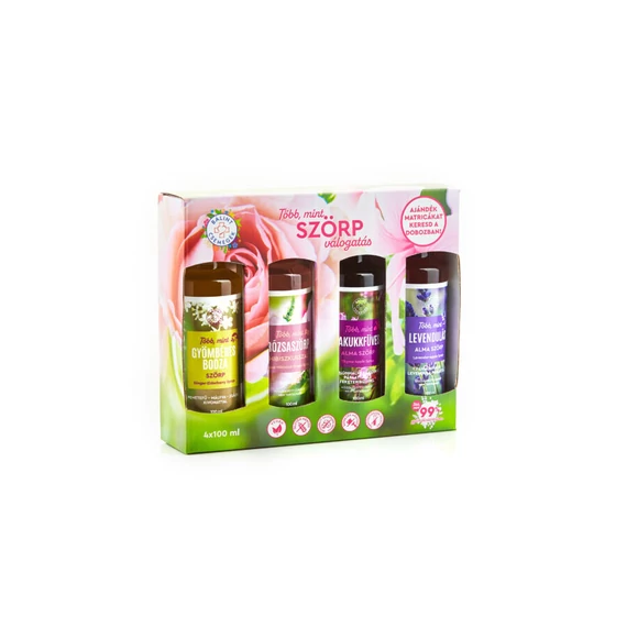 Bálint több mint szörp Rózsás 4x100 ml 400ml