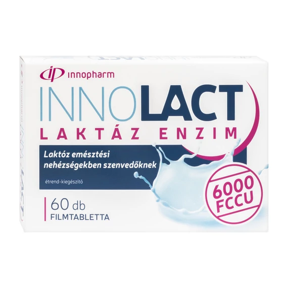 Vitaplus Innolact Laktáz 6000 FCCU filmtabletta 60x