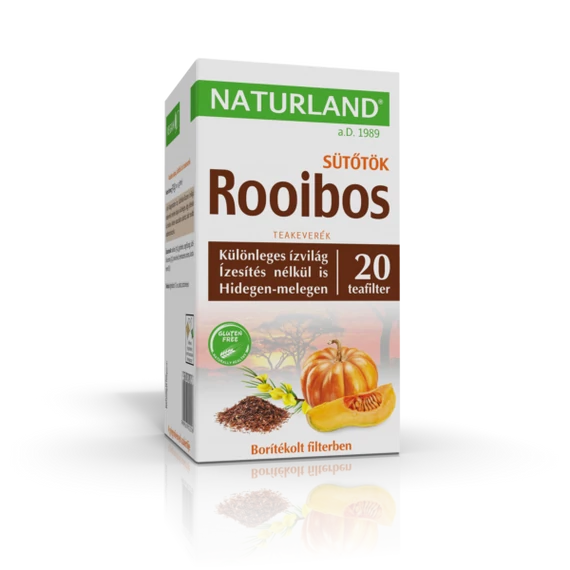 Naturland rooibos sütőtök teakeverék filteres 20x