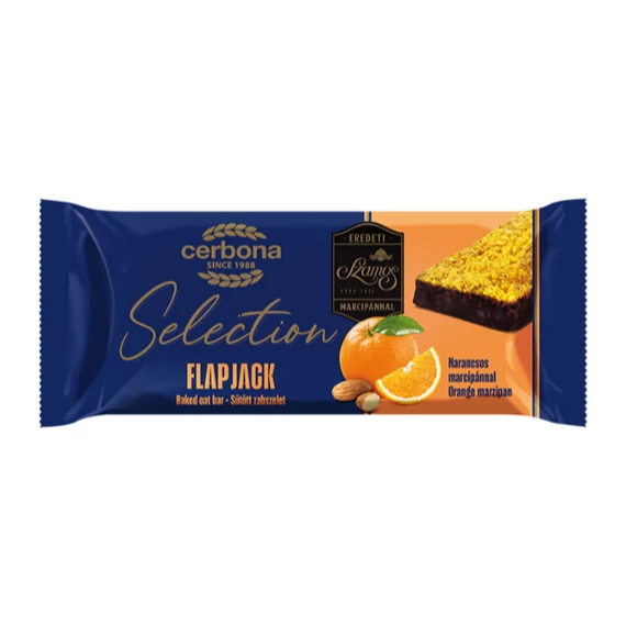 Cerbona Flapjack zabszelet narancs-marcipán 40g