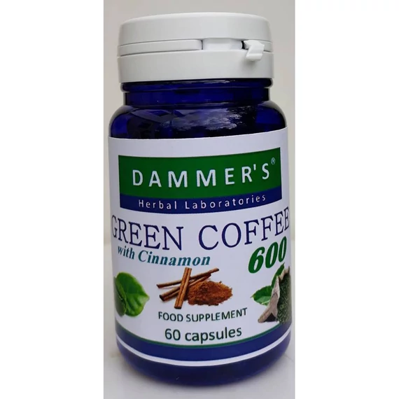 Dammer's Green Coffee zöld kávé+fahéj kapszula 60x