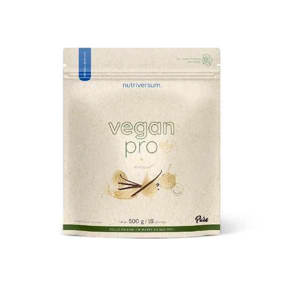 Nutriversum Vegan Pro fehérjepor vanilia 500g