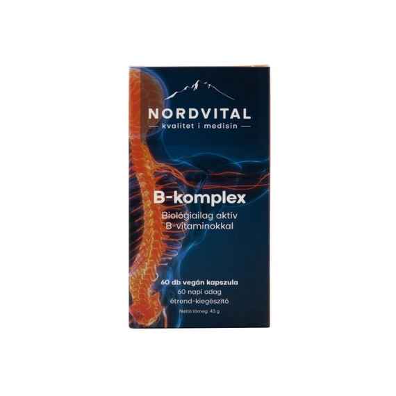 Nordvital B-komplex vegán kapszula 60x