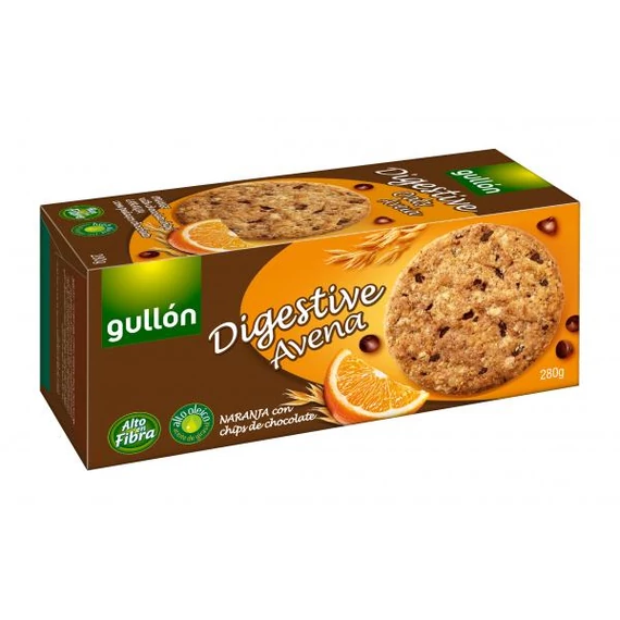 Gullon Digestive csokis narancsos keksz 280g