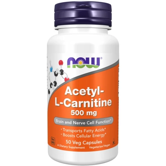 Now Acetyl-carnitine 500mg 50x