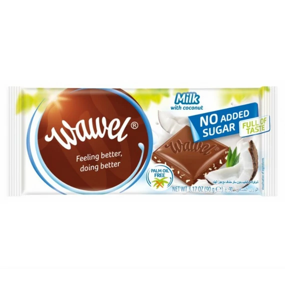 Wawel diabetikus kókuszos tejcsokoládé 90g