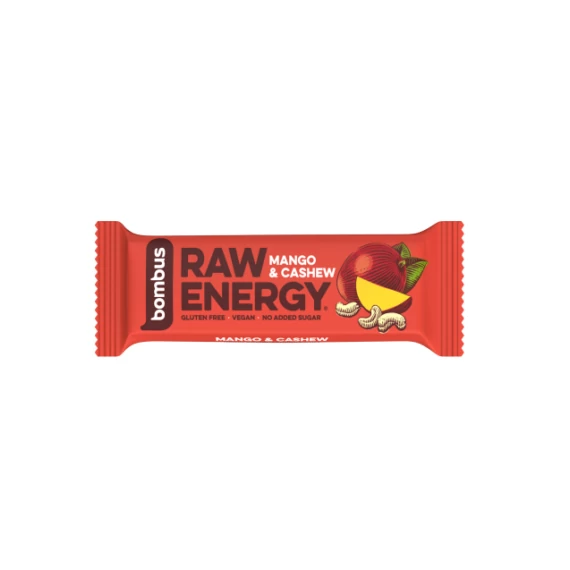 Bombus Raw energy mangó és kesudió szelet 50g
