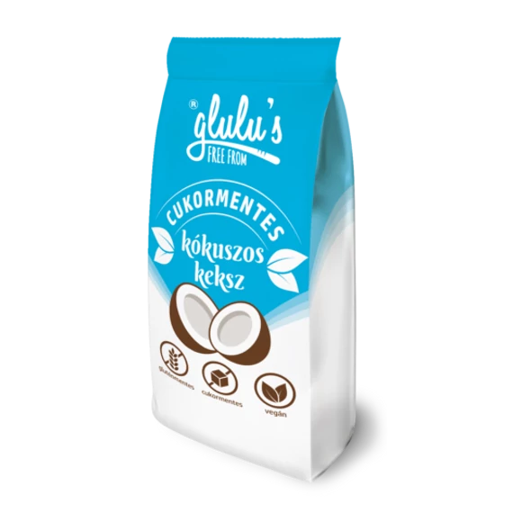 Glulu Freeform cukormentes kókuszos keksz 70g