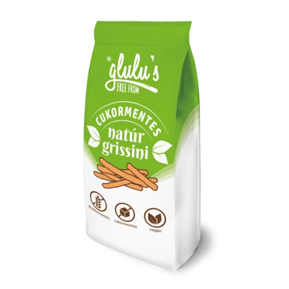 Glulu Freeform cukormentes natúr grissini 70g