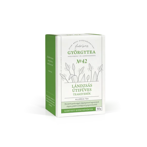 GyörgyTea 42 Lándzsás útifüves teakeverék [allergia tea] 50g