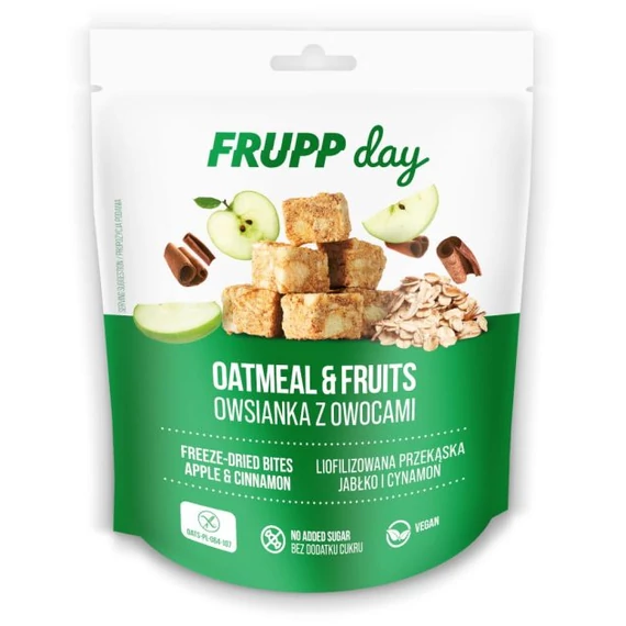 Frupp Day Zabkockák liofilizált fahéjas almával 25g