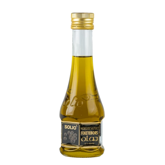 Solio hidegen sajtolt feketebors olaj 100ml