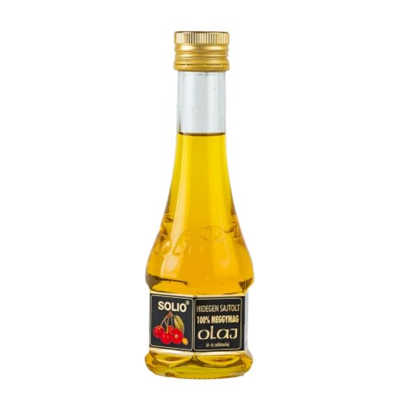 Solio hidegen sajtolt meggymag olaj 100ml