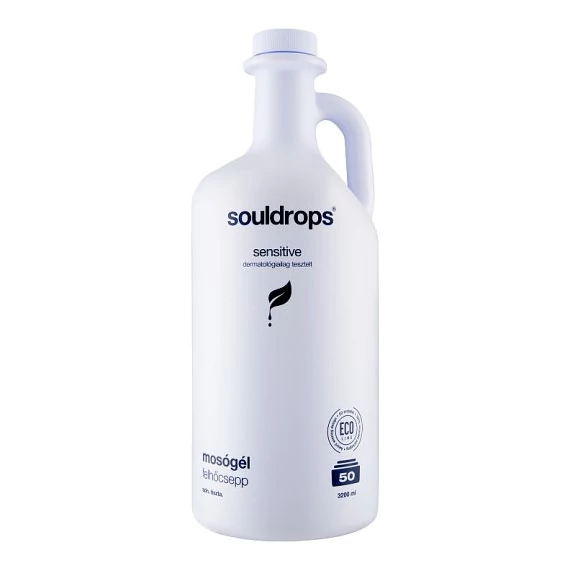 Souldrops mosógél szenzitív 50 mosás 3200ml
