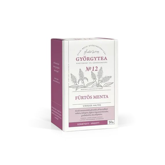 GyörgyTea 12 Fürtös menta virágos hajtás 50g