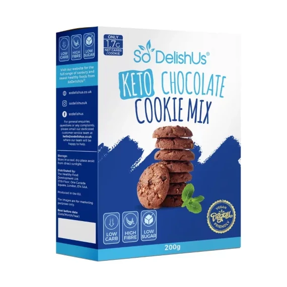 SoDelishUs Keto csokis sütemény lisztkeverék 200g