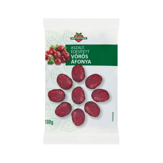 Naturfood aszalt vörösáfonya 170g