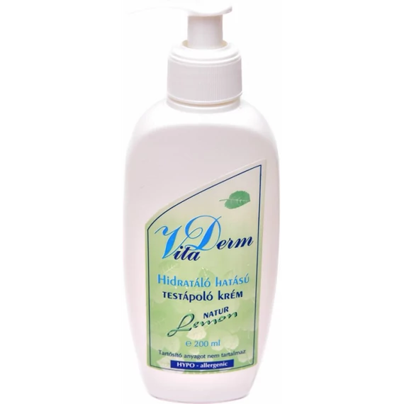 Vita-Derm natur lemon hidratáló testápoló krém 200ml