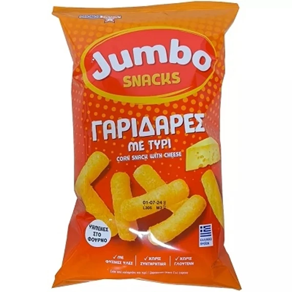 Jumbo kukorica snack sajtos gluténmentes 85g